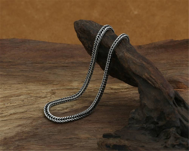 Kette 925 Silber Fuchsschwanz