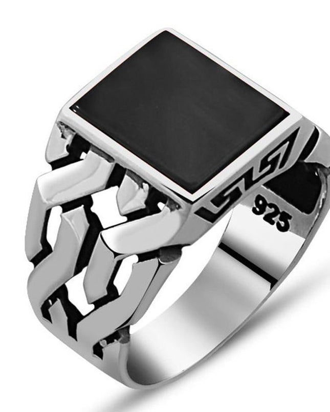925 Silber Ring Onyx