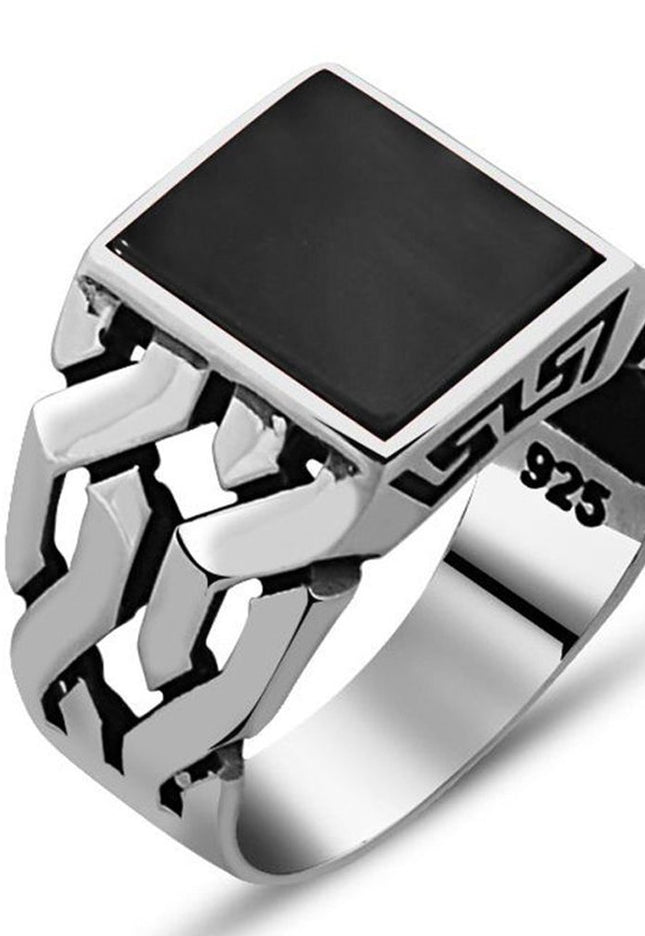 925 Silber Ring Onyx