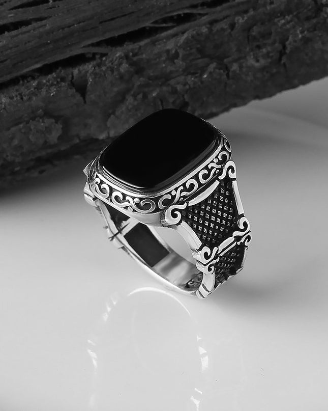 925 Silber Ring Onyx