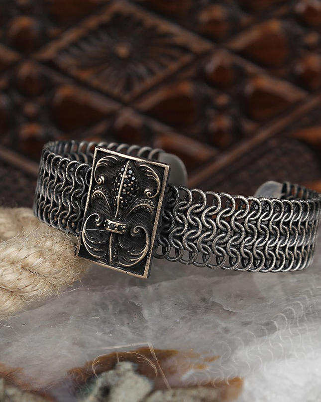 Free Size Geflochtenes Armband 925 Silber