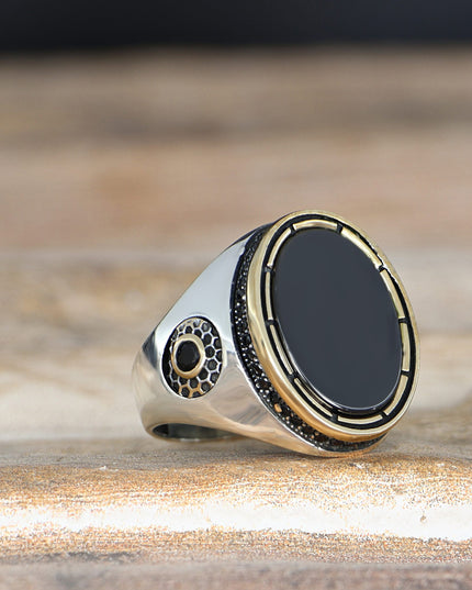 925 Silber Ring Onyx
