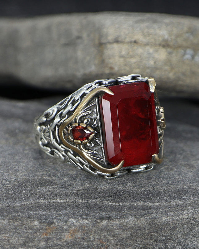 925 Silber Kettenring Zirkonia