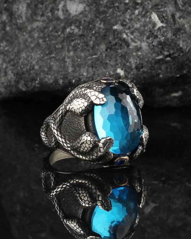 925 Silber Blau Topaz
