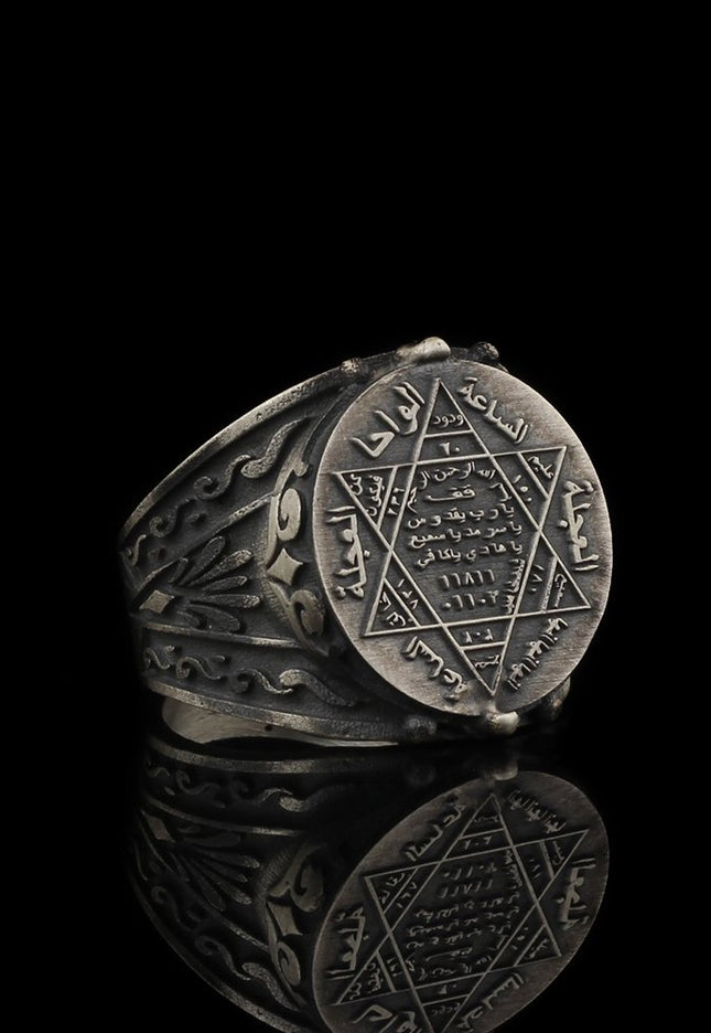925 Silber Herrenring Siegel Salomon