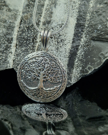 Lebensbaum Halskette 925 Sterling Silber