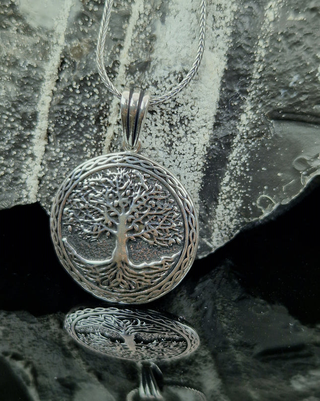 Lebensbaum Halskette 925 Sterling Silber