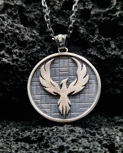 Phönix Halskette Halskette 925 Sterling Silber