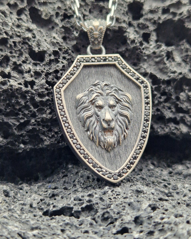 Löwe Halskette Halskette 925 Sterling Silber