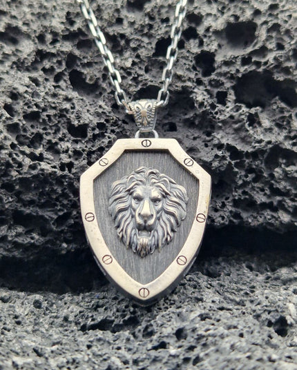 Löwe Halskette Halskette 925 Sterling Silber