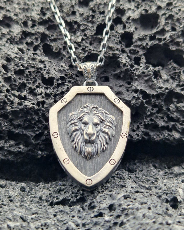 Löwe Halskette Halskette 925 Sterling Silber