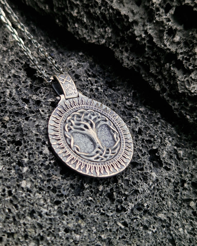 Lebensbaum Halskette 925 Sterling Silber