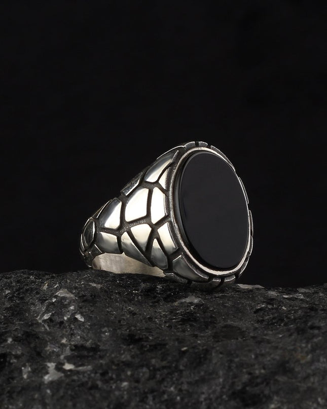 925 Silber Ring Onyx