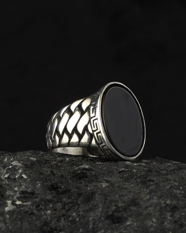 925 Silber Ring Onyx