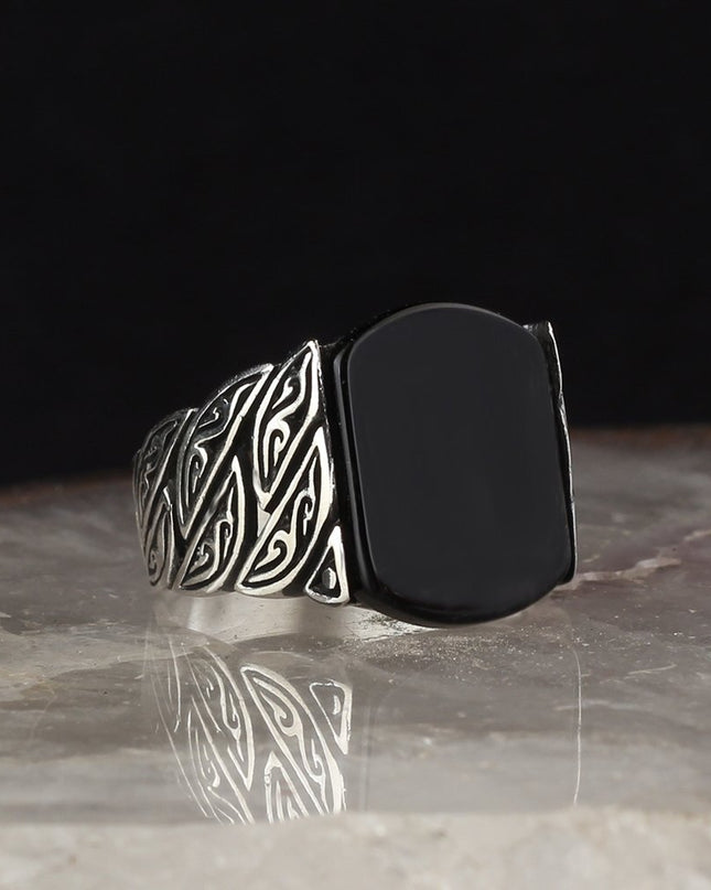 925 Silber Ring Onyx