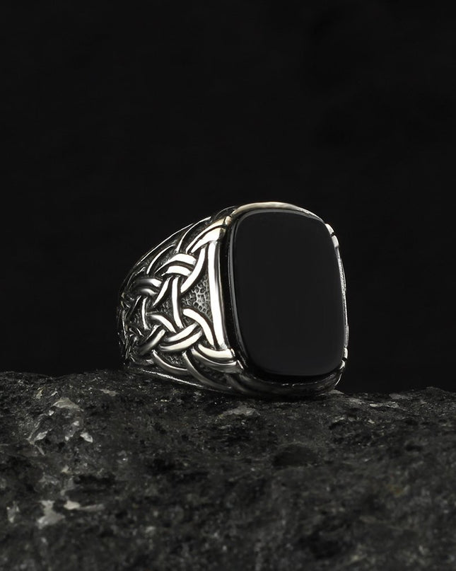 925 Silber Ring Onyx