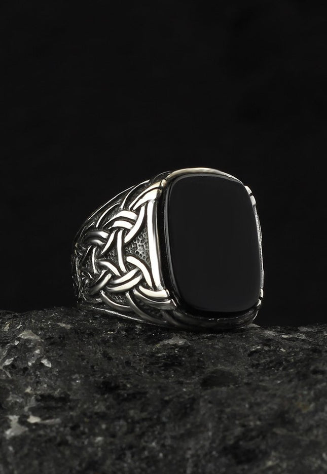 925 Silber Ring Onyx