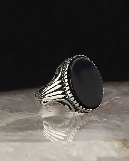 925 Silber Ring Onyx
