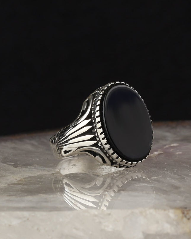 925 Silber Ring Onyx