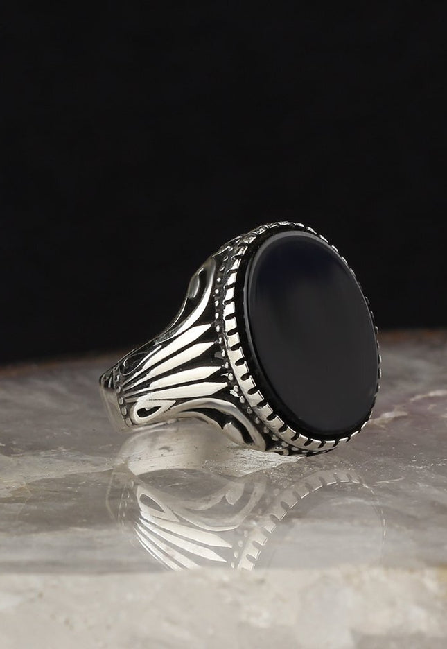 925 Silber Ring Onyx