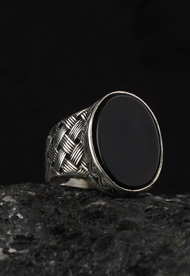 925 Silber Ring Onyx