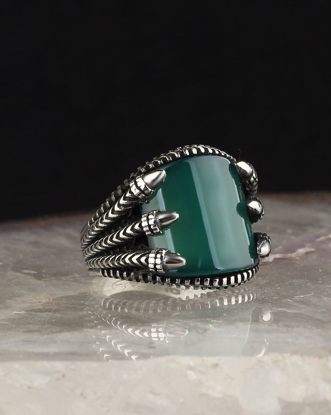 925 Silber Ring Achat