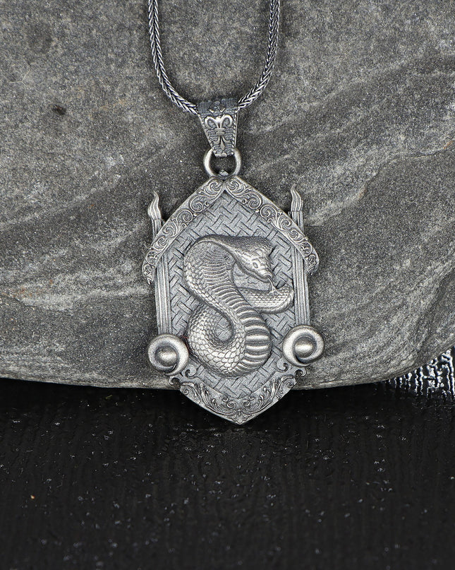 Schlange Halskette 925 Sterling Silber