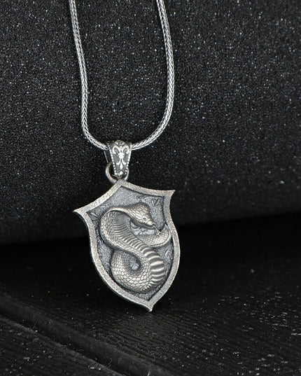 Schlange Halskette 925 Sterling Silber