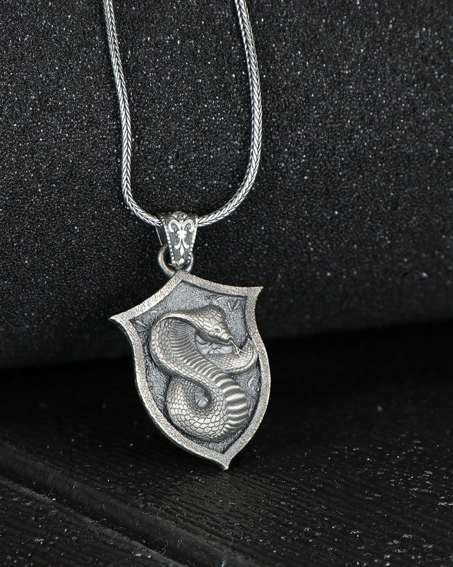 Schlange Halskette 925 Sterling Silber