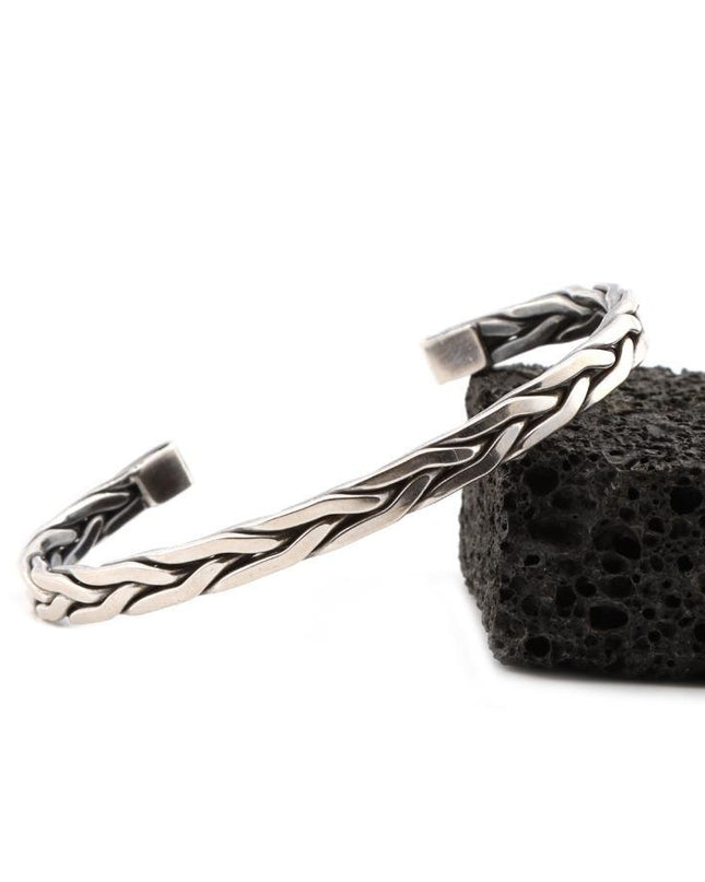 Massiv 925 Silber Unisex Handgemachtes Armband