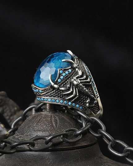 925 Silber Zirkon Scorpion King Herrenring