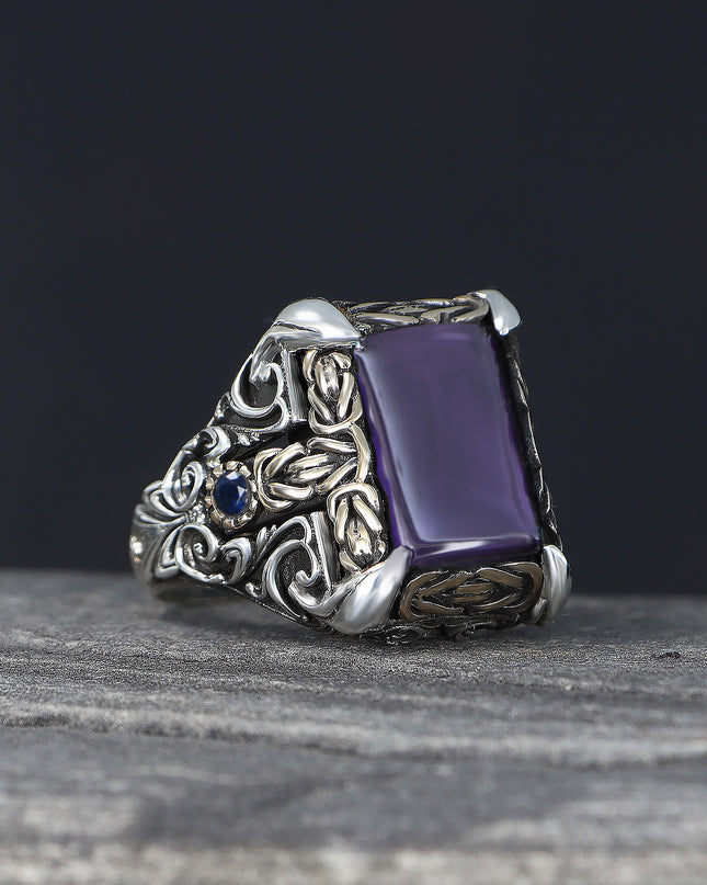 925 Silber Ring Amethyst