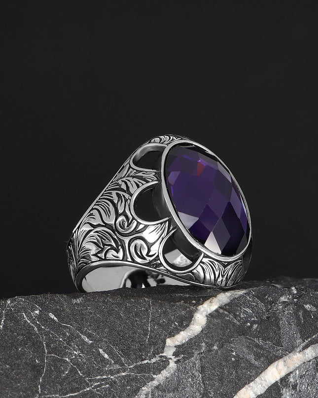 925 Silber Ring Amethyst