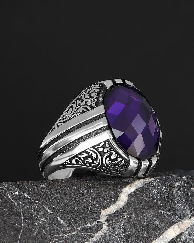 925 Silber Ring Amethyst