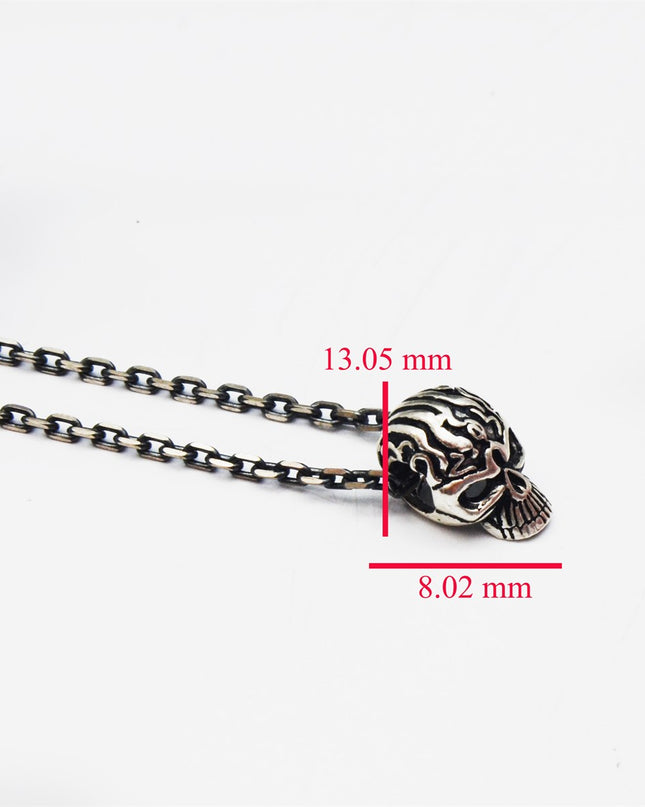 Premium Skull Silver Necklace