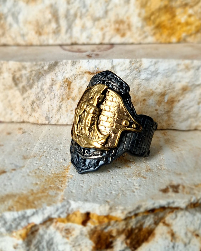 Ring Freesize 925 Silber - Ein Symbol von Mut und Stärke!