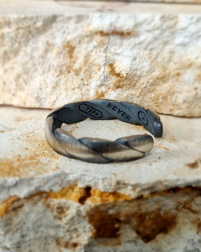925 Sterling Silber Band Ring Free Size