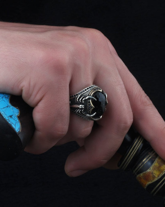 925 Silber Zirkon Scorpion King Herrenring