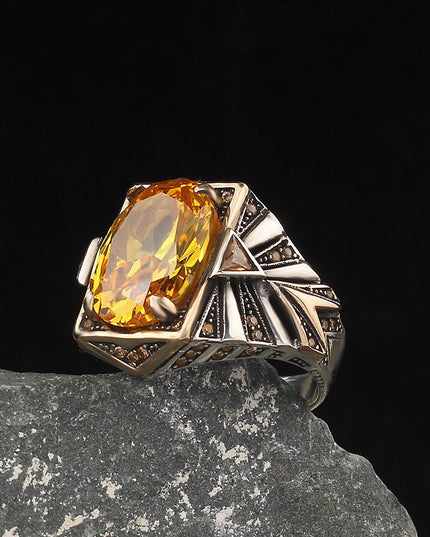 925 Silber Citrin