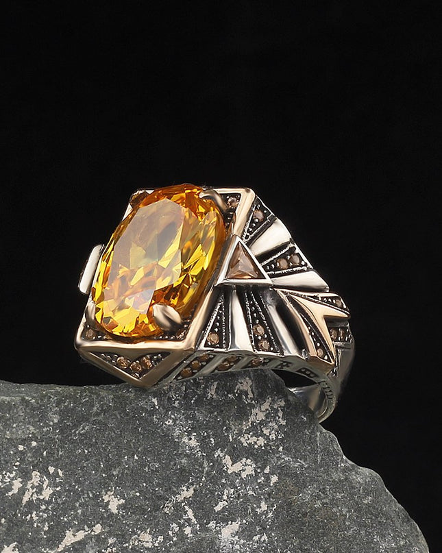 925 Silber Citrin