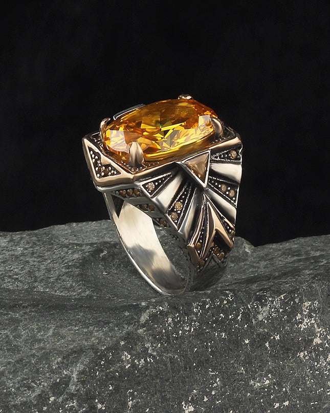 925 Silber Citrin