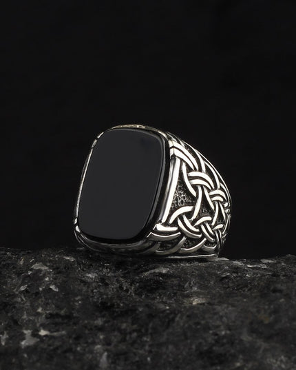 925 Silber Ring Onyx