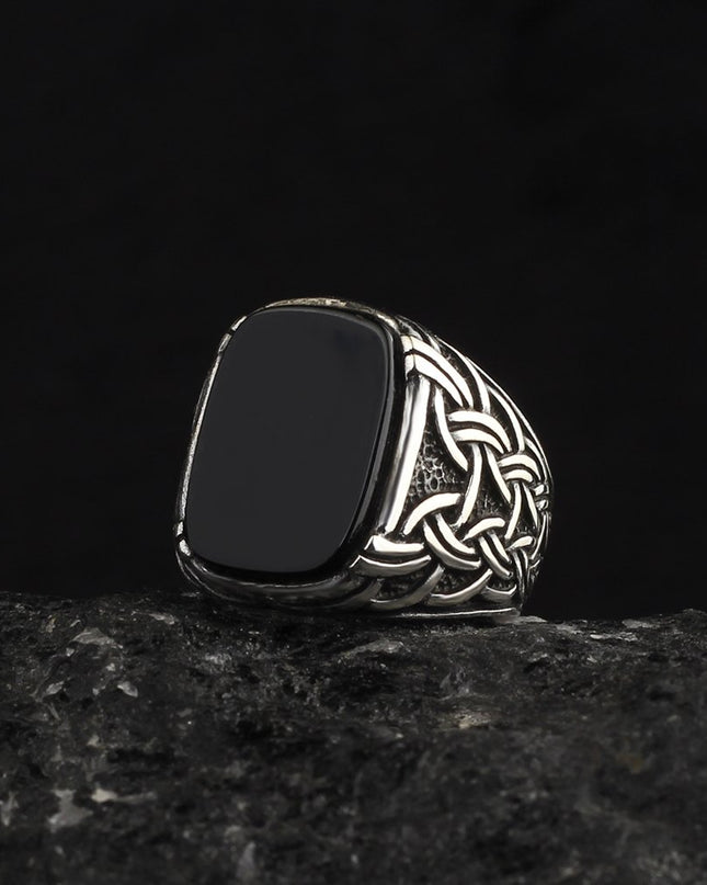 925 Silber Ring Onyx