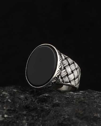 925 Silber Ring Onyx