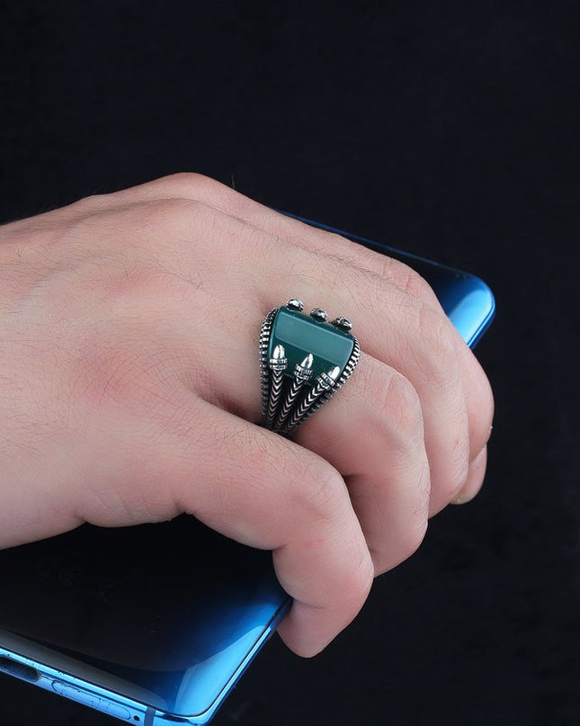 925 Silber Ring Achat