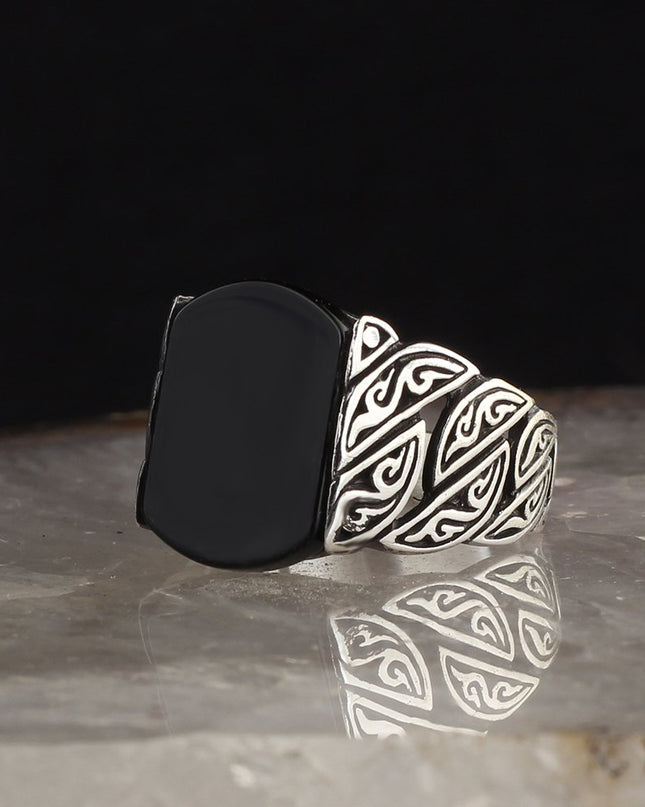 925 Silber Ring Onyx
