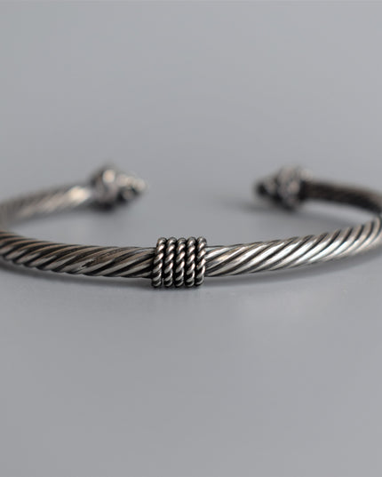 Free Size Geflochtenes Armband 925 Silber