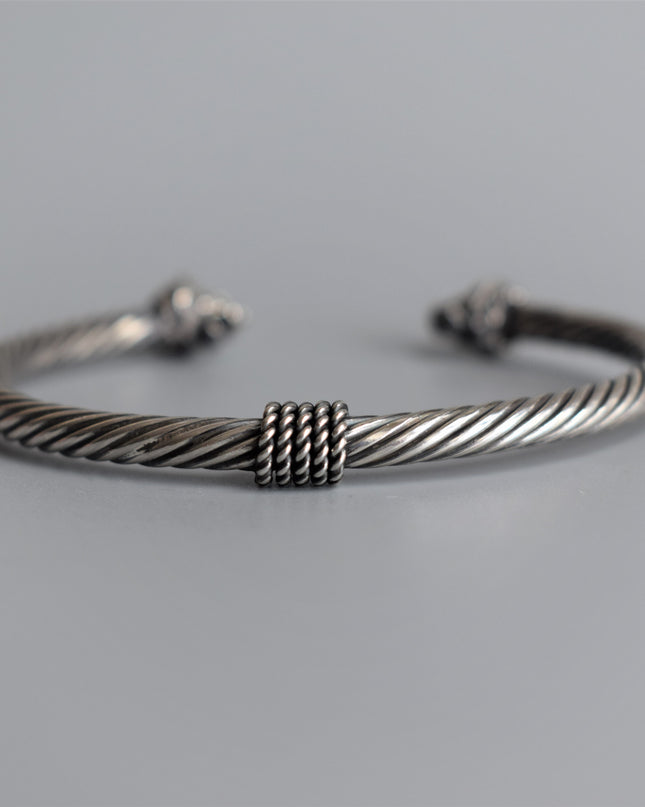 Free Size Geflochtenes Armband 925 Silber