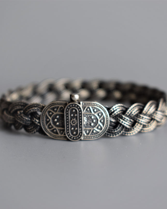 Geflochtenes Armband 925 Silber
