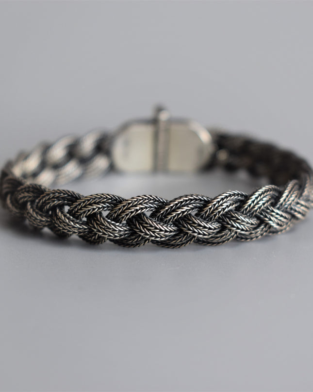 Geflochtenes Armband 925 Silber